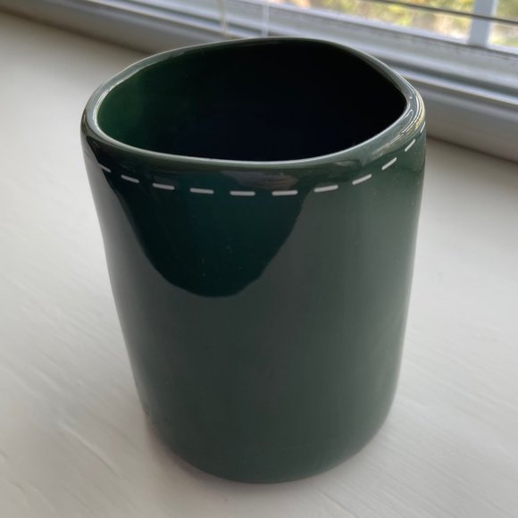 New Rae Dunn by Magenta Dark Green Santa Define Good Coffee Mug - Picture 7 of 11